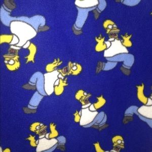 Elastic Unisex Home Simpson Pajama Pants XL